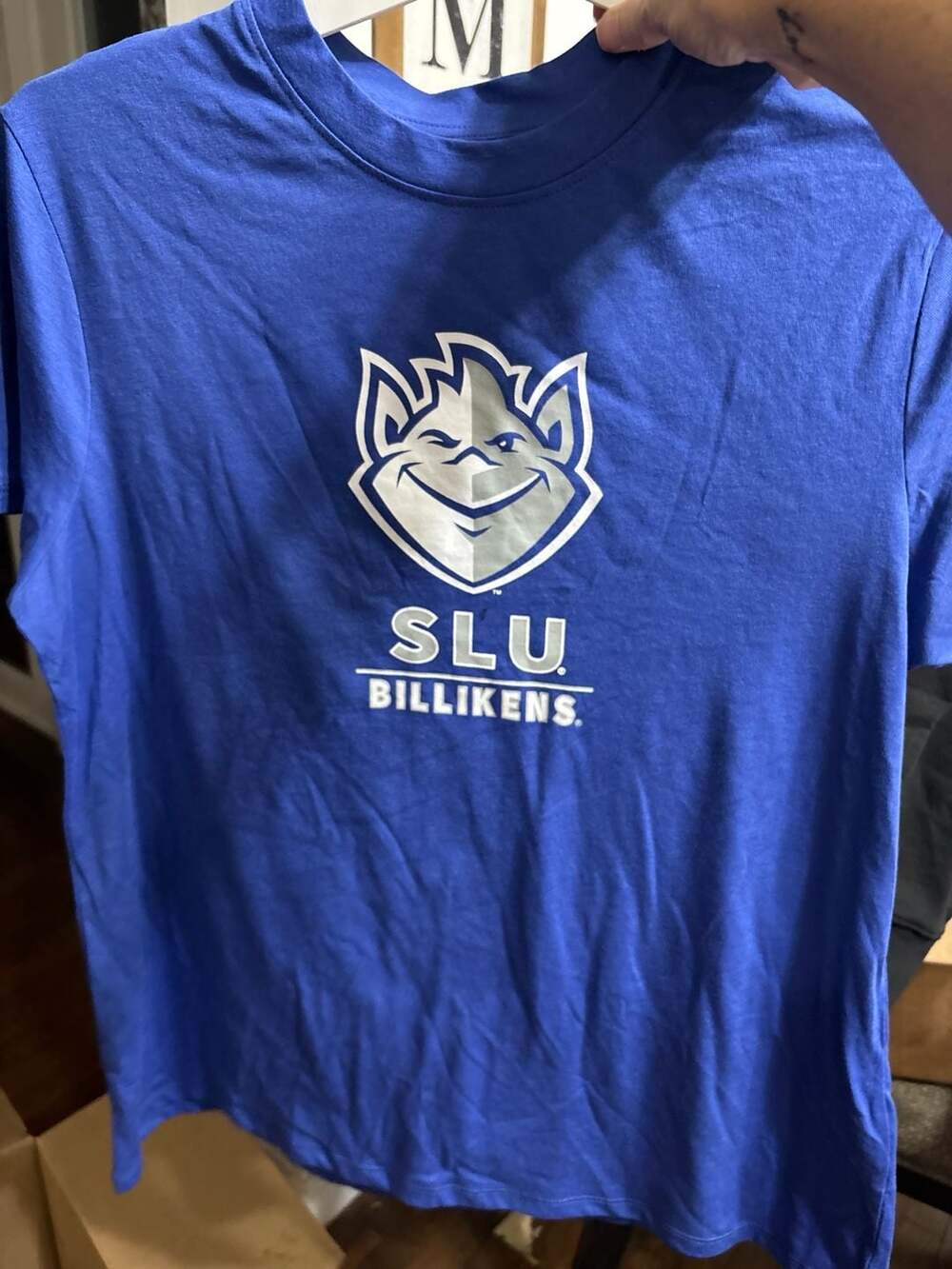Knights Apparel  Saint Louis University SLU Billikens  T-Shirt Blue